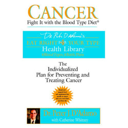 ISBN Cancer: Fight It with the Blood Type Diet livre nourriture & boisson Anglais