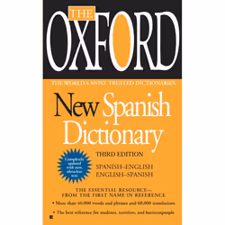 ISBN The Oxford Spanish Dictionary, Édition de poche, 496 pages