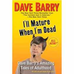 ISBN I’ll Mature When I’m Dead, Livre broché, 288 pages