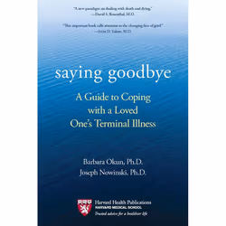 ISBN Saying Goodbye, Livre broché, 368 pages
