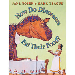 Scholastic How Do Dinosaurs Eat Their Food? livre Humoristique Anglais Couverture rigide