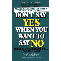 ISBN Don’t Say Yes When You Want to Say No livre Édition de poche