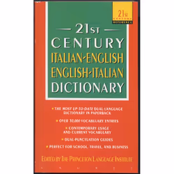ISBN 21st Century Italian-English/English-Italian Dictionary, Édition de poche, 480 pages