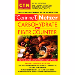 ISBN Corinne T. Netzer Carbohydrate and Fiber Counter, nourriture &amp; boisson, Anglais, Édition de poche, 592 pages