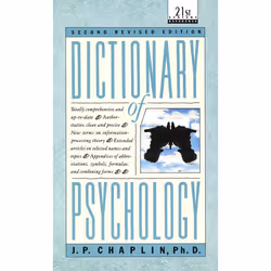 ISBN Dictionary of Psychology, Édition de poche, 528 pages