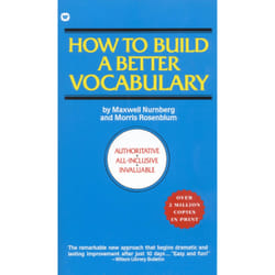 ISBN How to Build a Better Vocabulary livre Education Anglais