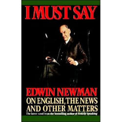 ISBN I Must Say livre biographie Anglais Livre broché
