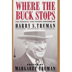 ISBN Where the Buck Stops livre biographie Anglais Livre broché