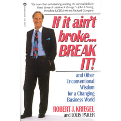 ISBN If it Ain't Broke...Break It! livre Business & finance Anglais