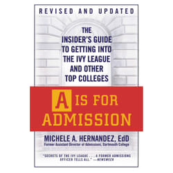 ISBN A Is for Admission livre Education Anglais