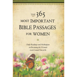 ISBN The 365 Most Important Bible Passages for Women livre Religion Anglais Couverture rigide