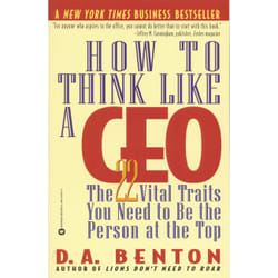 ISBN How to Think Like a CEO livre Économie Anglais