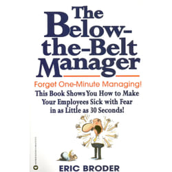 ISBN The Below-the-Belt Manager livre Humoristique Anglais