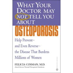 ISBN What Your Doctor May Not Tell You About(TM): Osteoporosis livre Santé, esprit et corps Anglais