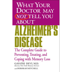 ISBN WHAT YOUR DOCTOR MAY NOT TELL YOU ABOUT (TM): ALZHEIMER'S DISEASE livre Santé, esprit et corps Anglais