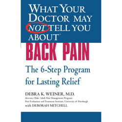 ISBN WHAT YOUR DOCTOR MAY NOT TELL YOU ABOUT (TM): BACK PAIN livre Santé, esprit et corps Anglais