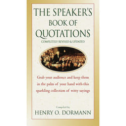 ISBN The Speaker’s Book of Quotations, Completely Revised and Updated livre