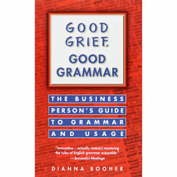 ISBN Good Grief, Good Grammar, Édition de poche, 272 pages