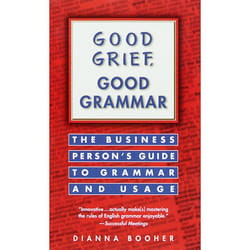 ISBN Good Grief, Good Grammar livre Édition de poche