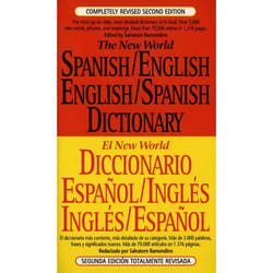 ISBN Spanish-English, English-Spanish Dictionary, The New World livre Édition de poche
