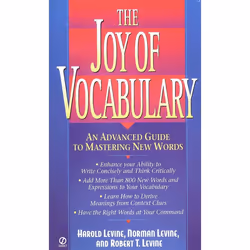 ISBN The Joy of Vocabulary, Édition de poche, 352 pages