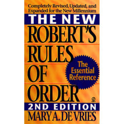 ISBN The New Robert’s Rules of Order livre Édition de poche