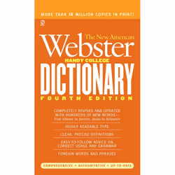 ISBN Webster’s Handy College Dictionary, The New American, Édition de poche, 848 pages