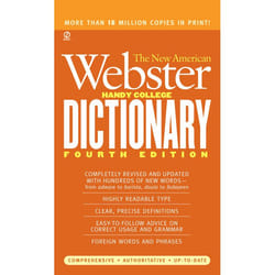 ISBN Webster’s Handy College Dictionary, The New American livre Édition de poche