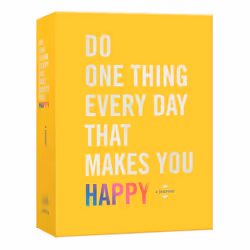 ISBN Do One Thing Every Day That Makes You Happy, Dian G. Smith, Robie Rogge, Clarkson Potter, 08/08/2017, 1 pièce(s)