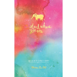 Start Where You are Week-at-a-Glance Diary (Perpetual Diary) - [Version Originale]