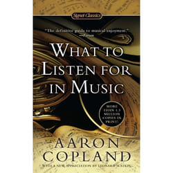 ISBN What to Listen For in Music livre classiques Anglais Édition de poche