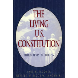 ISBN The Living U.S. Constitution livre biographie Anglais