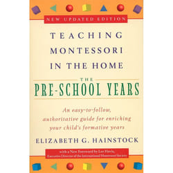 ISBN Teaching Montessori in the Home: The Pre-School Years livre