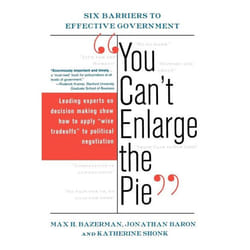 ISBN You Can't Enlarge The Pie livre politique Anglais Livre broché 288 pages