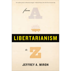 ISBN Libertarianism, from A to Z livre politique Anglais