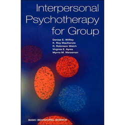 ISBN Interpersonal Psychotherapy For Group livre Psychologie Anglais Couverture rigide