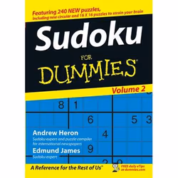ISBN Sudoku For Dummies, Volume 2, Anglais, Livre broché, 336 pages