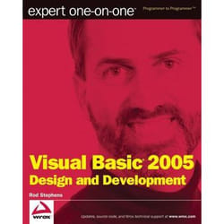Wiley Expert One-on-One Visual Basic 2005 Design and Development livre & manuel de logiciels 620 pages