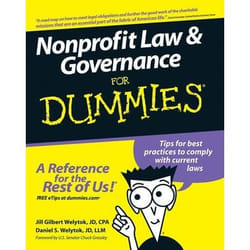 ISBN Nonprofit Law and Governance For Dummies