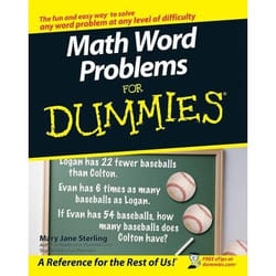 ISBN Math Word Problems For Dummies