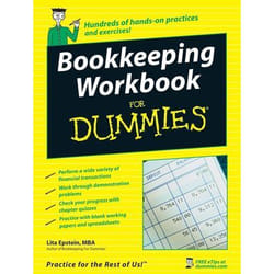 ISBN Bookkeeping Workbook For Dummies