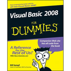 ISBN Visual Basic 2008 For Dummies livre Anglais Livre broché 388 pages