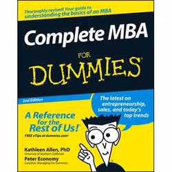 ISBN Complete MBA For Dummies, 2nd Edition, Anglais, Livre broché, 432 pages