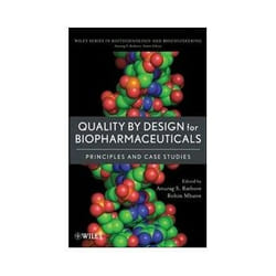 ISBN Quality by Design for Biopharmaceuticals: Principles and Case Studies livre Biologie Anglais Couverture rigide