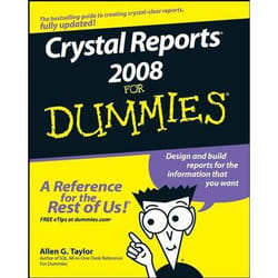 Wiley Crystal Reports 2008 For Dummies livre & manuel de logiciels