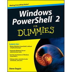 ISBN Windows PowerShell 2 For Dummies
