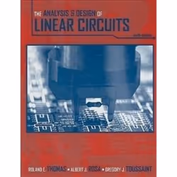 ISBN Analysis and Design of Linear Circuits 6E, Anglais, Couverture rigide, 856 pages