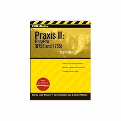 ISBN Cliffs Notes: Praxis II: ParaPro (0755 and 1755), Education, Anglais, 216 pages