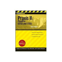 ISBN Cliffs Notes: Praxis II: ParaPro (0755 and 1755) livre Education Anglais