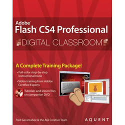 Wiley Flash CS4 Professional Digital Classroom, (Book and Video Training) livre & manuel de logiciels